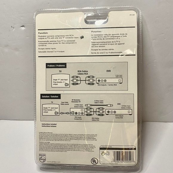 Philips Universal DVD Connection Kit S-video Input - Works With Game Consoles - Picture 4 of 5